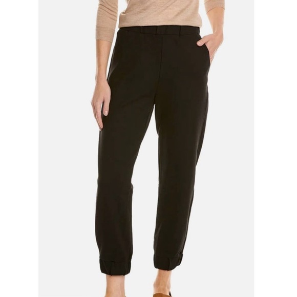 Velvet by Graham and Spencer Monterey Pant in Black Size 2X Elastic Waist Cuffs - Picture 1 of 13